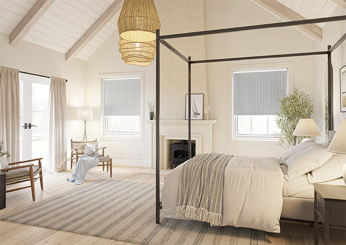 Classic Stripe, Blue Hues - Roller Blind - Image 7